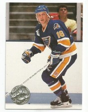 BRETT HULL 1991-92 PRO SET PLATINUM CARD MINT CONDITION