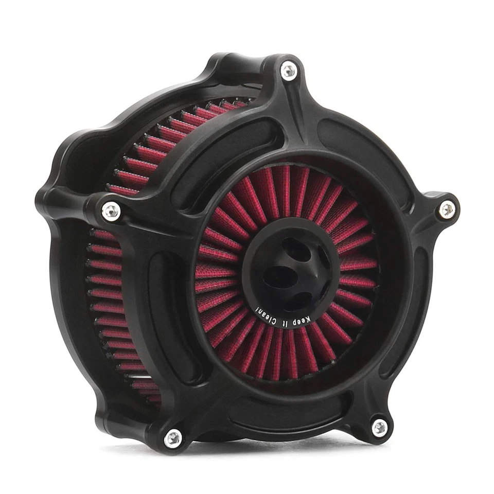 Spike Ops Black Air Breather Filter For Harley Forty Eight XL1200X Dark 10-14 - Image 3 of 4