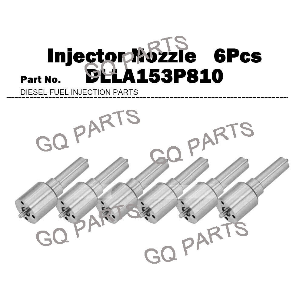 DLLA153P810 6Pcs Fuel Injector Nozzles for DAF 95 XF 480 530 /85