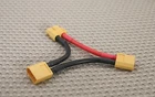 NEW XT60 12awg SERIAL 2 BATTERY HARNESS SERIES ADAPTER PLUG US SELLER 3S = 6S
