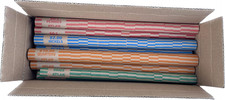 Preformed Coin Wrappers - 504 Count Assorted Coin Roll Wrappers - Penny, Nickel,