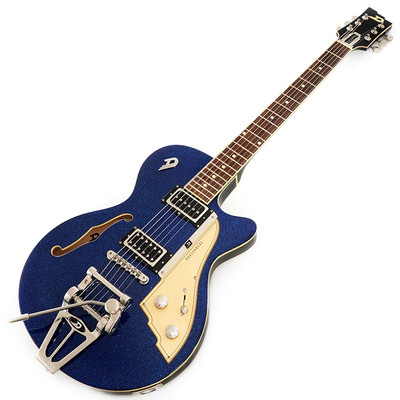 ギター Duesenberg Starplayer TV Blue Sparkle Duesenberg Starplayer TV Semi-Hollow Electric Guitar Blue Sparkle