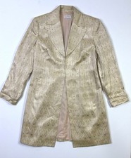 A Pea in the Pod Maternity Blazer Womens Small Gold Jacket Made In USA