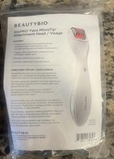 3 Beautybio GloPRO Face Micro Tip Attachment Heads Brand New Sealed Bag