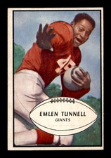 1953 Bowman #53 Emlen Tunnell SP EXMT X3325595