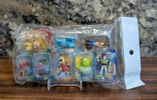 Yujin 2003 Disneys Pixar Complete Set of 8 Mini Blister HG Figures US Seller