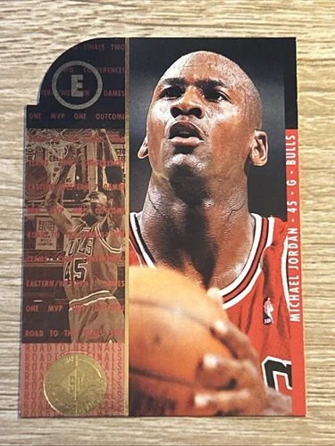 1995-96 Upper Deck SP E Die Cut Michael Jordan Bulls #4