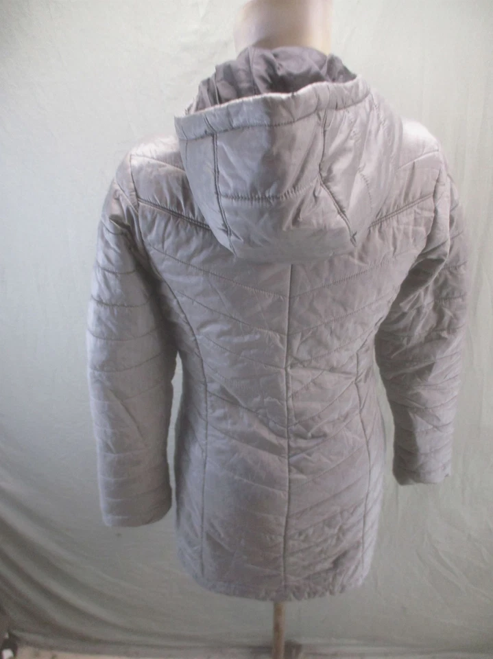 Columbia Size XS Womens Gray Omni Heat Hooded Insulated Warm Full Zip Parka 699 - Image 4 of 4