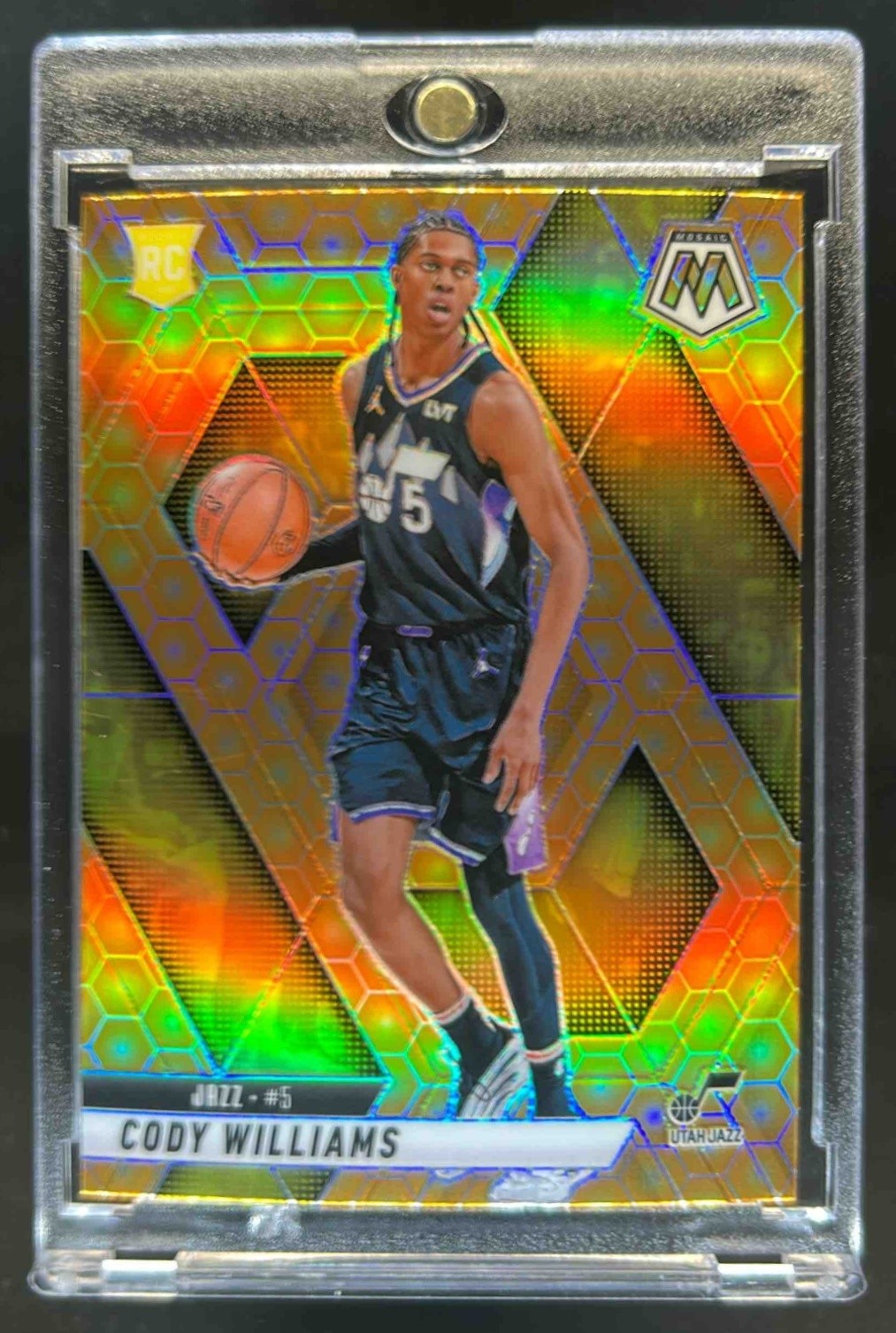 2024-25 Mosaic Cody Williams Honeycomb Mosaic RC #207 Jazz