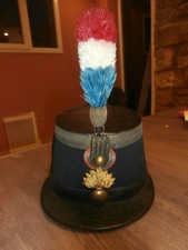 Shako d'officier d'infanterie modèle 1872.