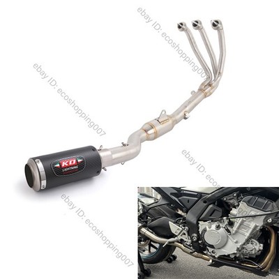 For CF-Moto 675SR 675SS 2024-2025 Motorcycle System Carbon Muffler Header Pipe
