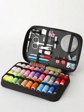 Portable Sewing Kit 10PCS Set Needle Threader Threads Hand Stitch Repair Box