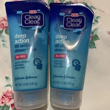 Clean&Clear Deep Action 60Second Shower Mask ORIGINAL Read SEE RETIRED Stock