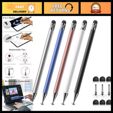 Stylus 5 Pcs ,2-in-1 Stylus Pen for Touchscreen,Capacitive Stylus