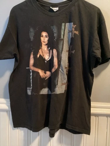 Cher Heart of Stone Concert Tour Band Tshirt me 1990s vintage concert t-shirt, vintage, size XL, single stitch, B+ condition