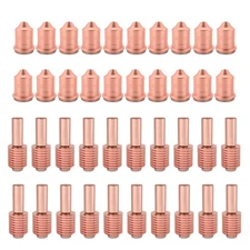 KEMAO 20Pcs 220671 Nozzle 20Pcs 220669 Electrode Tips Fit for PMX45 T45 M/V T...