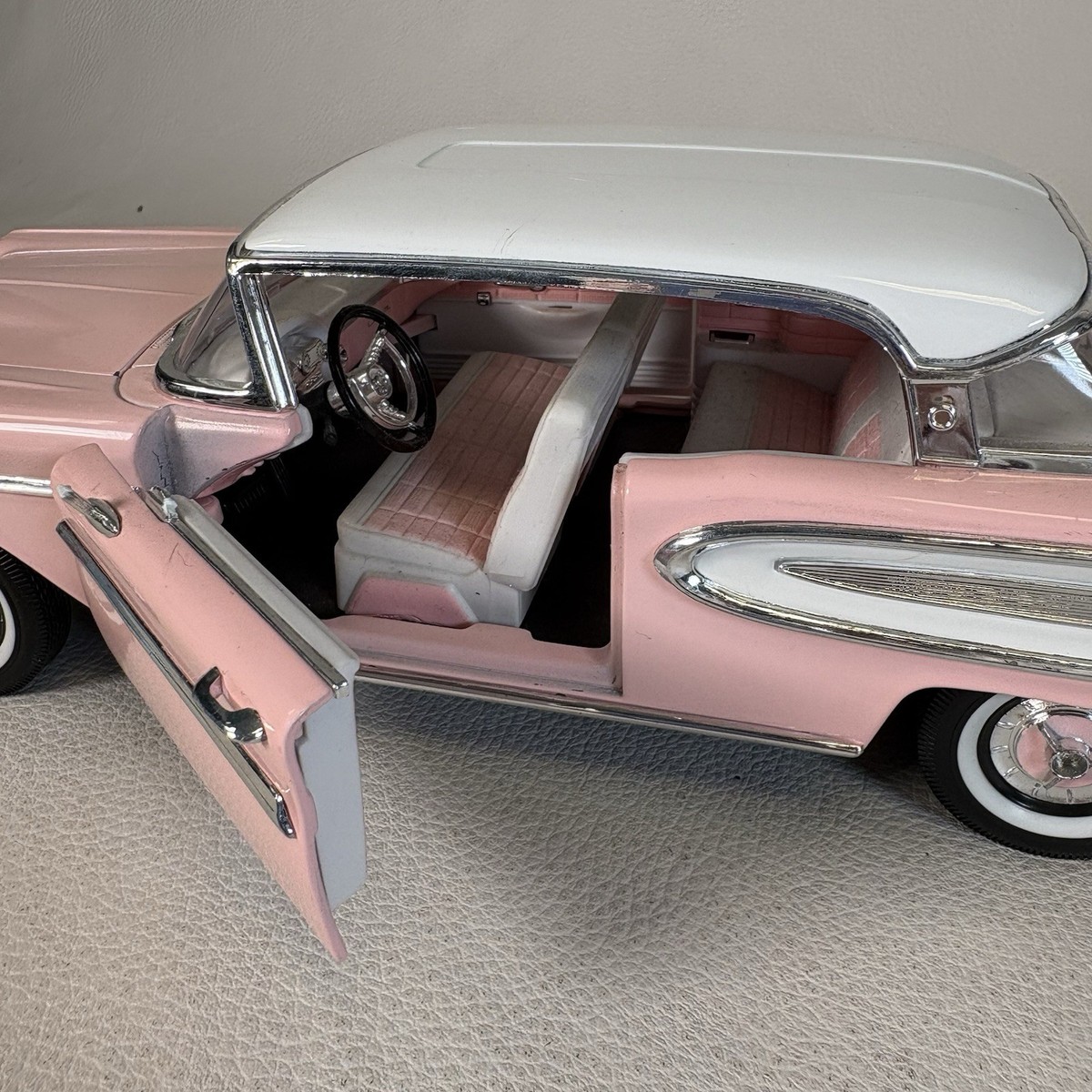 1958 Ford Edsel Citation Car Road Legends Pink Hardtop 1:18 Scale