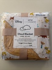 Little Sleepies Disney Lion King Cloud Blanket Bamboo Large 50"x50" NEW