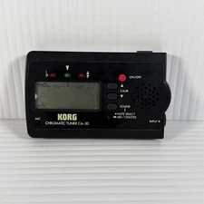 KORG Chromatic Tuner CA-30 Guitar Bass Multi Instrument - Tested And Working