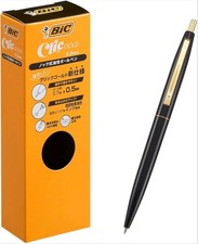 Bic Japan Bic CFCGBLK05BLKJ Penna a Sfera, Click Gold, 0,5 Confezione da 12