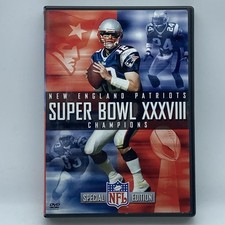 New England Patriots Super Bowl XXXVIII Champions DVD 2003 NFL Football