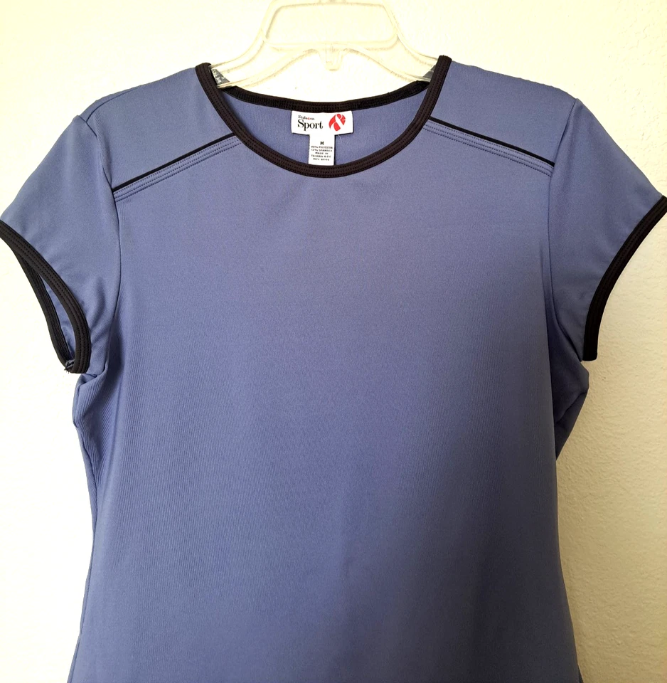 MANGA CURTA TOP TAMANHO MÉDIO ELÁSTICO FEMININO ACTIVEWEAR ESTILO GOLFE AND CO SPORT - Imagem 2 de 4