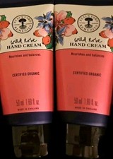 2 X NEAL'S YARD REMEDIES WILD ROSE HAND CREAM-50ML X  2 NEW & UNOPENED EXP:02/27