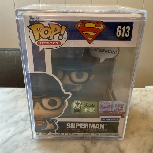 Funko 613 Superman LE 1500 Pcs ECCC Sticker (In Hand, Next Day Ship)