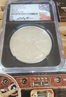 2022 American Silver Eagle NGC MS70 First Day of Issue DAVID J. RYDER Signed, $1