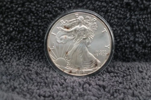 2017 WALKING LIBERTY AMERICAN EAGLE .999 FINE SILVER DOLLAR COIN 1oz. $1 USA