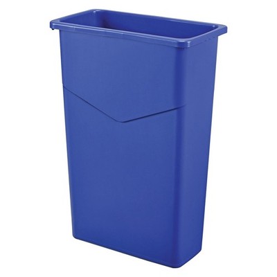 Global Industrial Slim Trash Container 23 Gallon Blue