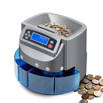Coin Counter Machine,Coin Sorter Machine with LCD Display,Electric Coin Sorte...