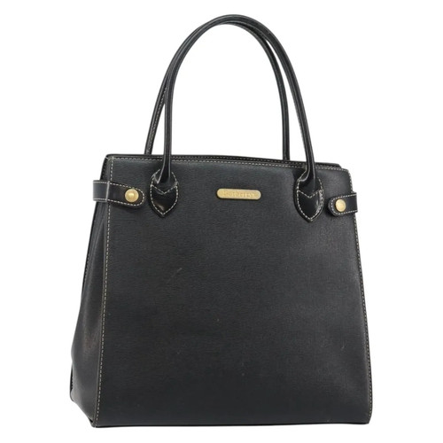 Burberry Vintage Leather Black Handbag