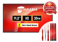 Dell p/n 5WFVD 05WFVD HD 30pin Matte LCD Screen + Tools GRADE A+ FIXARAMA