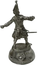 Vtg GRENADIER Guard  Of 1735 Charles Stadden Original 90mm Pewter Figure