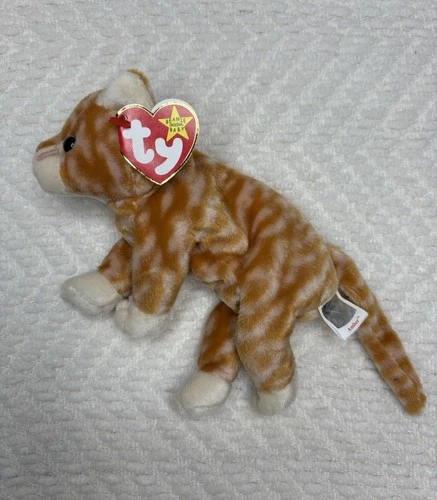 Vintage 1999 TY Beanie Babies Collection - Amber the Cat w/ Tags