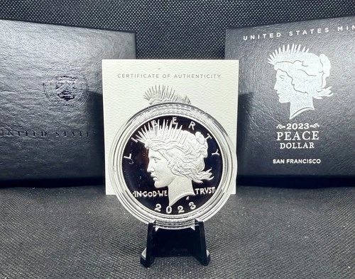 2023-S Proof Peace Dollar with OGP & COA .999 Silver Peace