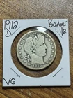 1912 D Barber Silver Half Dollar Very Good VG U.S. 50c Type Coin (Raw16856)