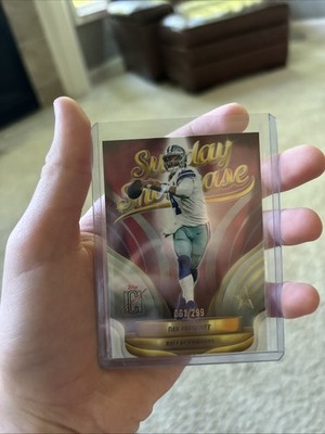 Topps Dak Prescott Sunday Showcase SS-16 Topps Signature Class 061/299
