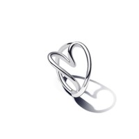 Pandora Essence Ring Organisch Geformtes Herz Silber 193288C00 Gr. 52