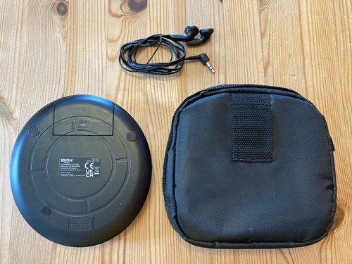 Bush PCD-220B Portable Personal CD Player Silver Tested & Working w/ Earphones - Picture 2 of 8