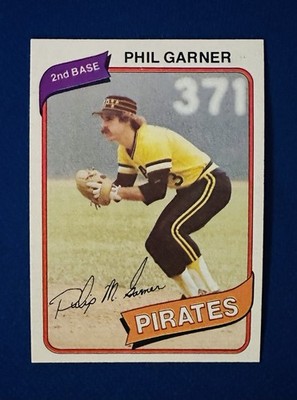 1980 TOPPS #118 PHIL GARNER PITTSBURGH PIRATES 3 TIME ALL STAR 1979 WS CHAMPS