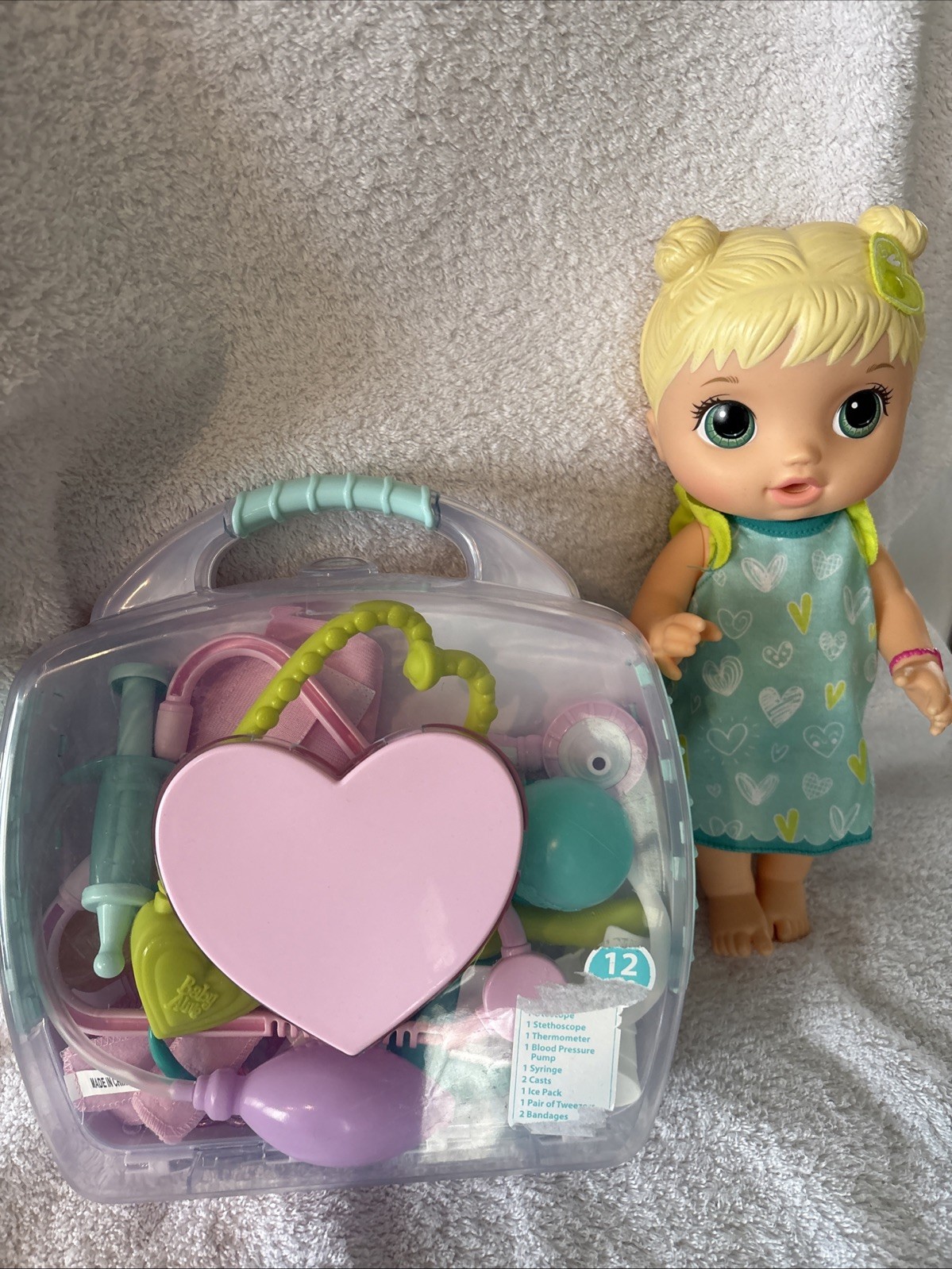 Baby Alive Better Now Blonde Plastic Toy Kids Play Outfit Wi