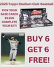 2025 Stadium Club Baseball BASE SINGLES #1-200 You Pick & Complete Your Set!