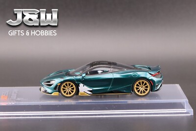 CM Model McLaren 765LT Metallic Green with Black Top 1/64 | eBay