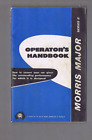 <!--F#f_0-->1960 MORRIS MAJOR SERIES II OWNER GLOVEBOX MANUAL OPERATOR'S HANDBOOK<!--F/-->