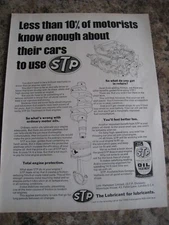 STP OIL TREATMENT LINK-HAMPSON LTD LONDON 1969 ADVERT NOT A4 SIZE FILE 15