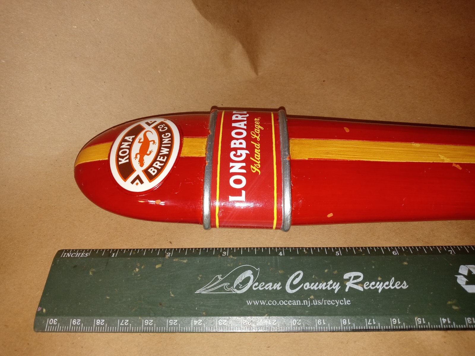 Kona Brewing Longboard Island Lager Beer Tap Handle 12” Tall TAP 403 eBay