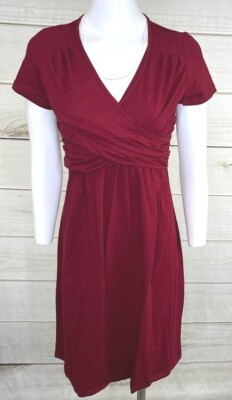 New Grace Karin Women's Red Maternity Casual Comfort Dress Size Medium NWT  A4707