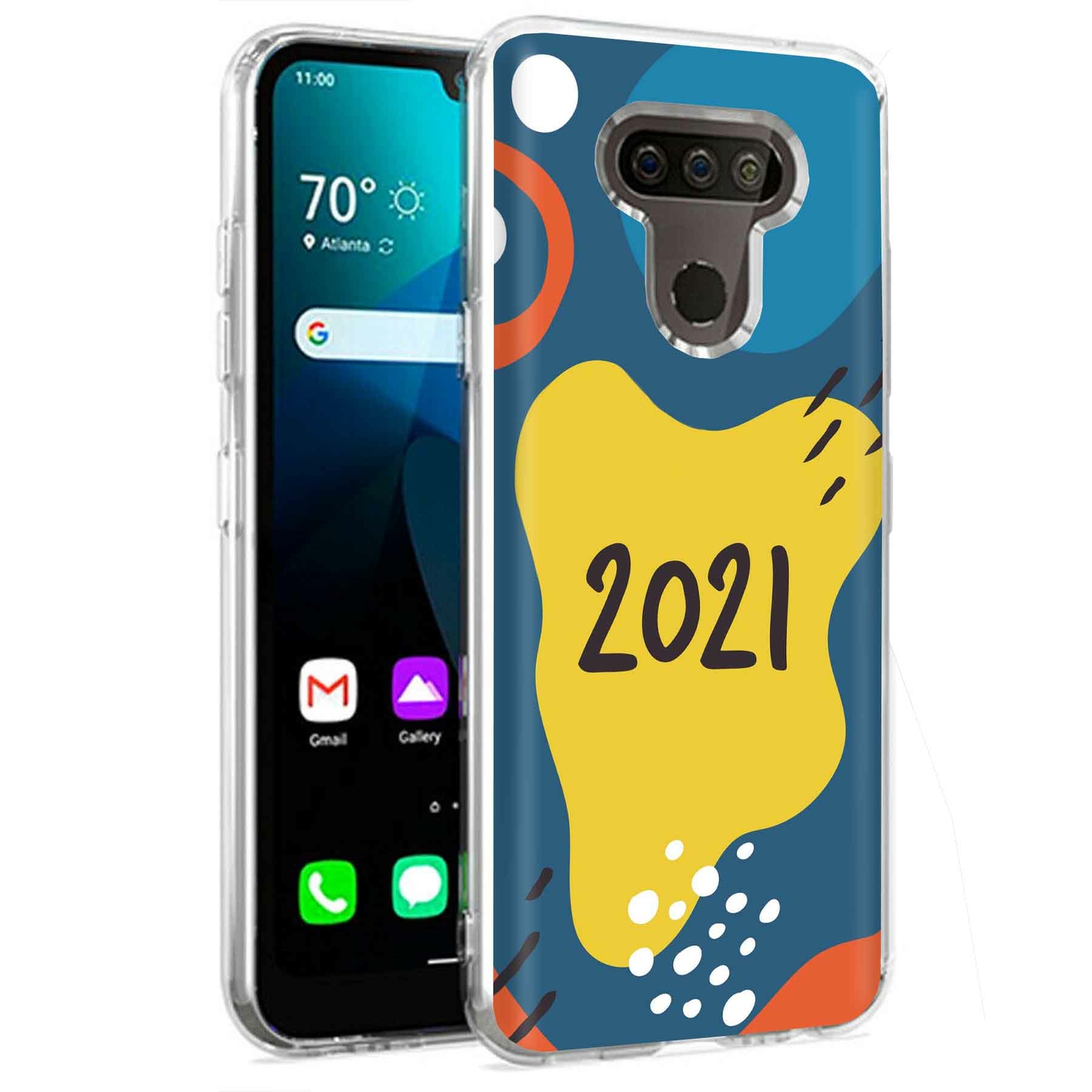 Phone Case for LG Harmony 4,Premier Pro Plus,K41, Year of 2021 a Print-image